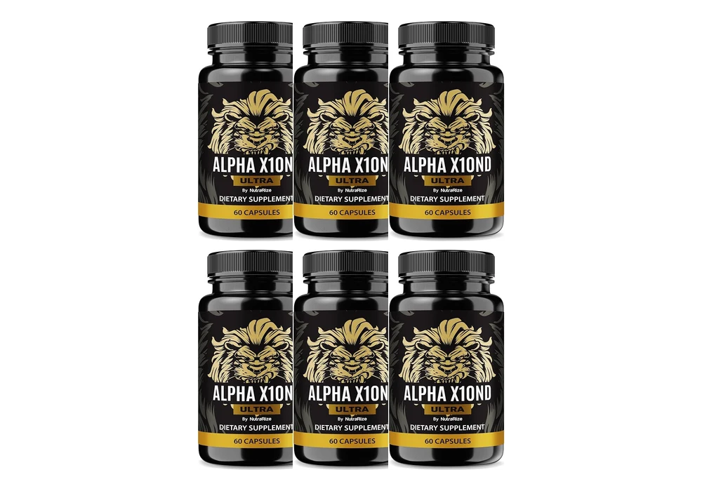 Alpha X10ND Ultra 6 bottles — 180-day supply